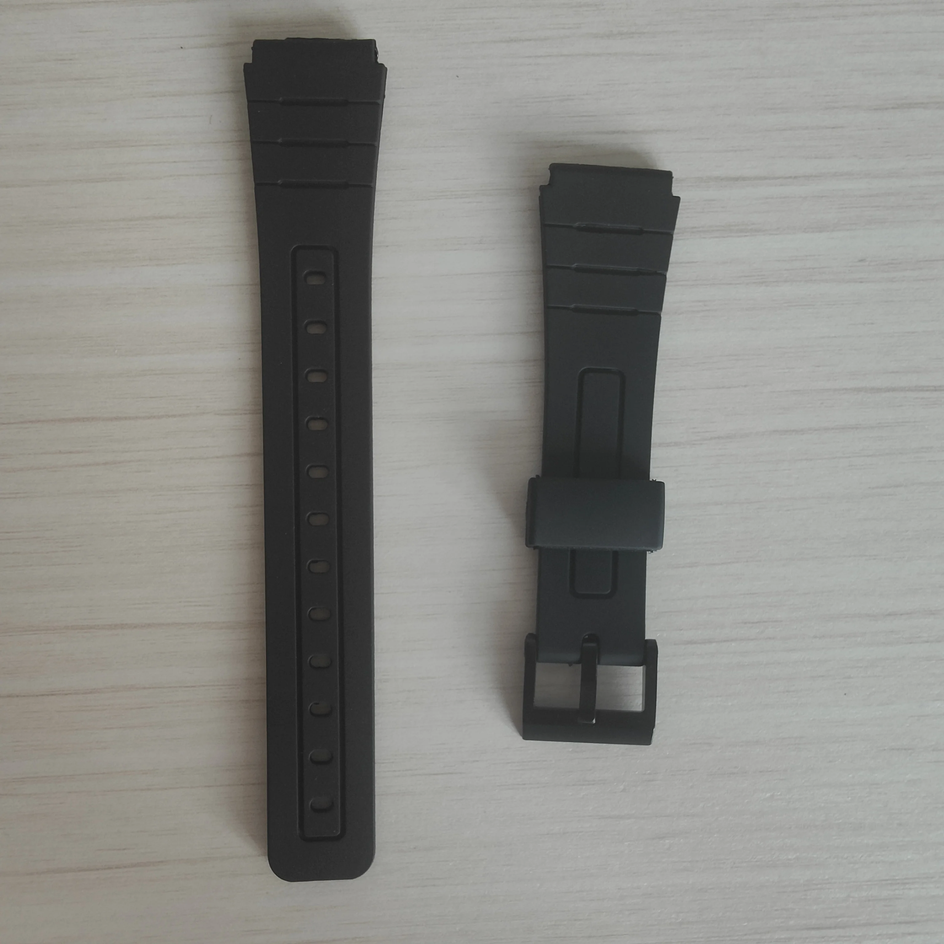 18mm PU Watch Strap Universal Electronic Watchband Sports Waterproof Bracelet for CASIO W800H AE1200 SGW400H F-84/F-94/F-105