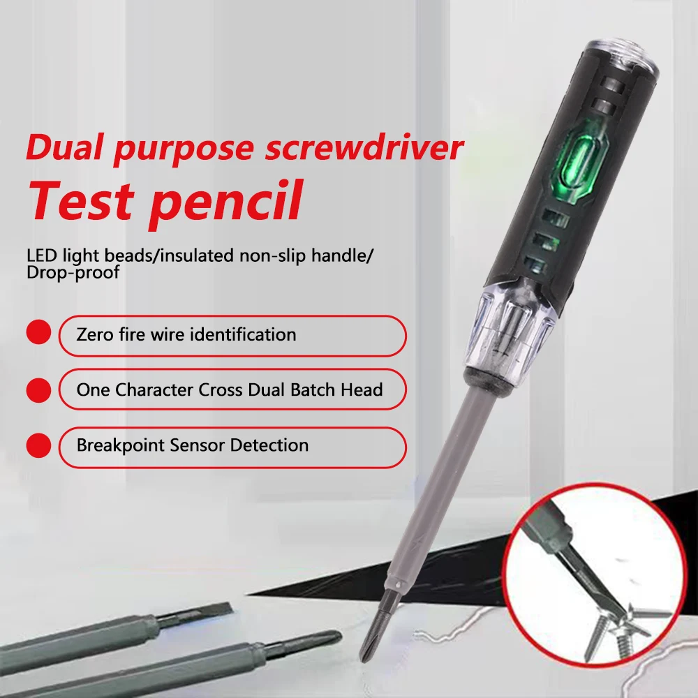 Intelligent Voltage Tester Pen Non-contact Induction Digital Power Detector Pencil Electric Screwdriver Probe Circuit Indicator