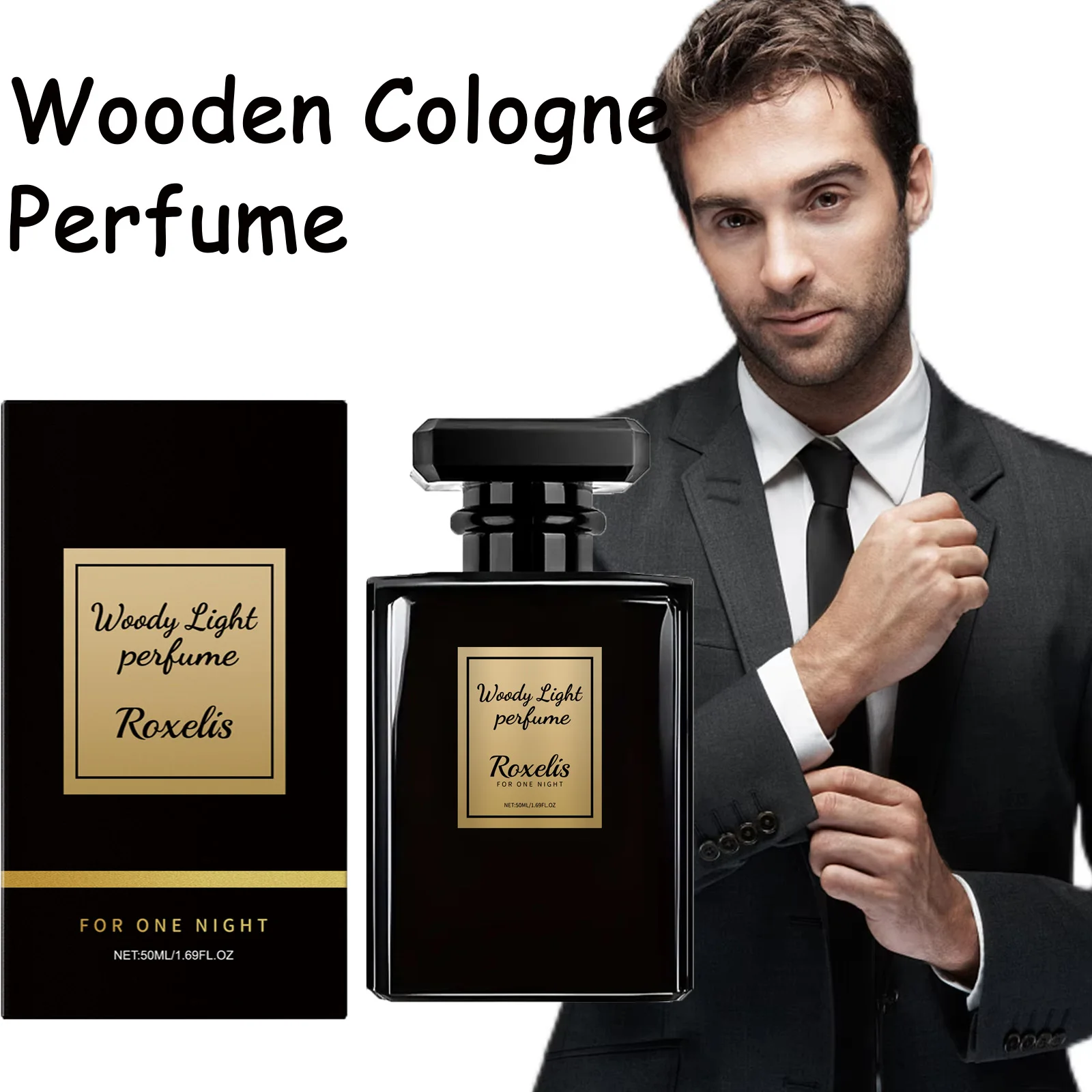 

Wooden Cologne Perfume Long-Lasting Woody Light Fragrance Luxurious Captivating Aroma Classic Elegant Scent Men Perfumes