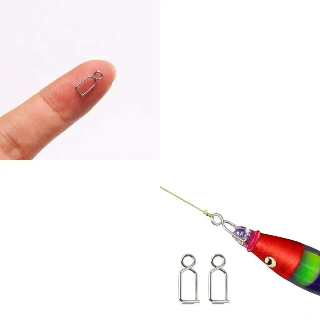 

31BE 15 шт. зажим для быстрой фиксации из нержавеющей стали, высокопрочные разъемы для рыболовных вертлюгов, зажим для быстрой в