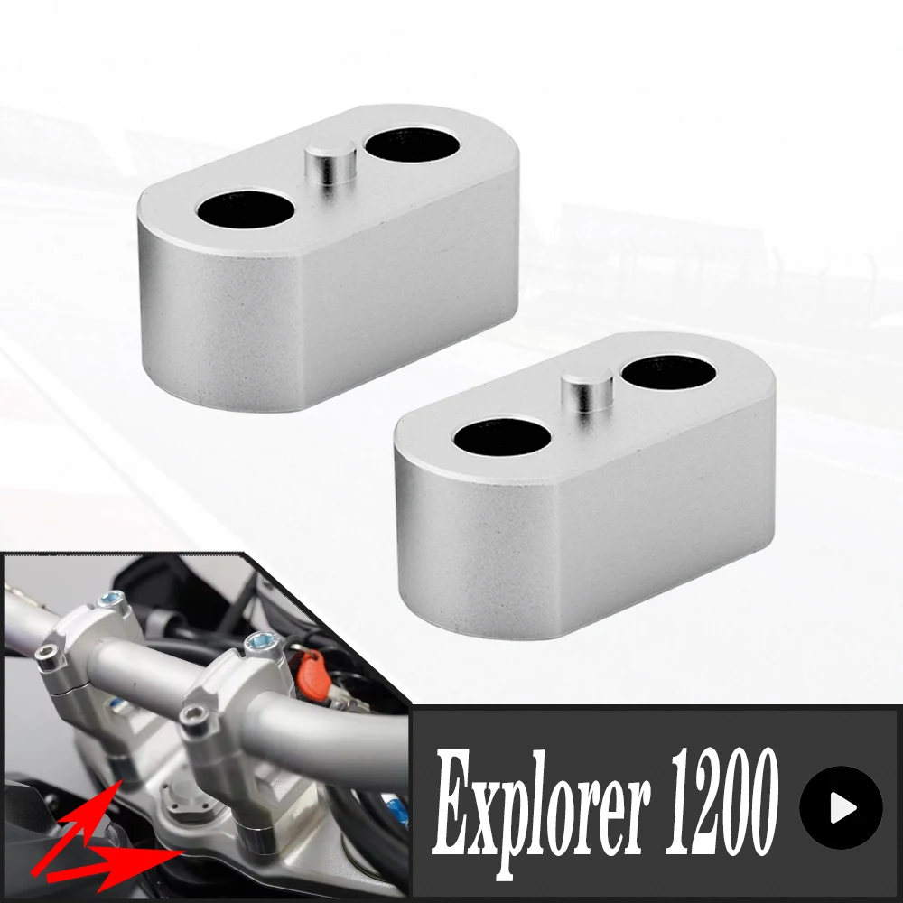 FOR Triumph Tiger Explorer 1200 XC XCA XR XRT XRX 2012-2022  Motorcycle Handlebar Risers Clamp Mounting Riser 20MM Explorer1200 - view 4