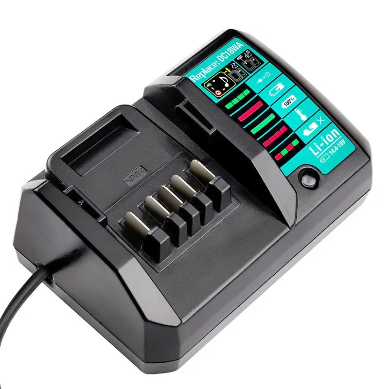 DC18WA Li-ion Battery Charger For Makita 14.4V 18V BL1415G BL1413G BL1815G BL1820G BL1811G BL1813G Lithium Battery