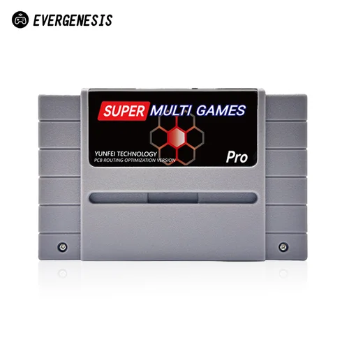 Imagen 1 del producto Tarjeta de juego Super Multi Games SNES SFC V1 3000 en 1 para consola de videojuegos SFC JPN/EU/USD de 16 bits con tarjeta TF de 8G