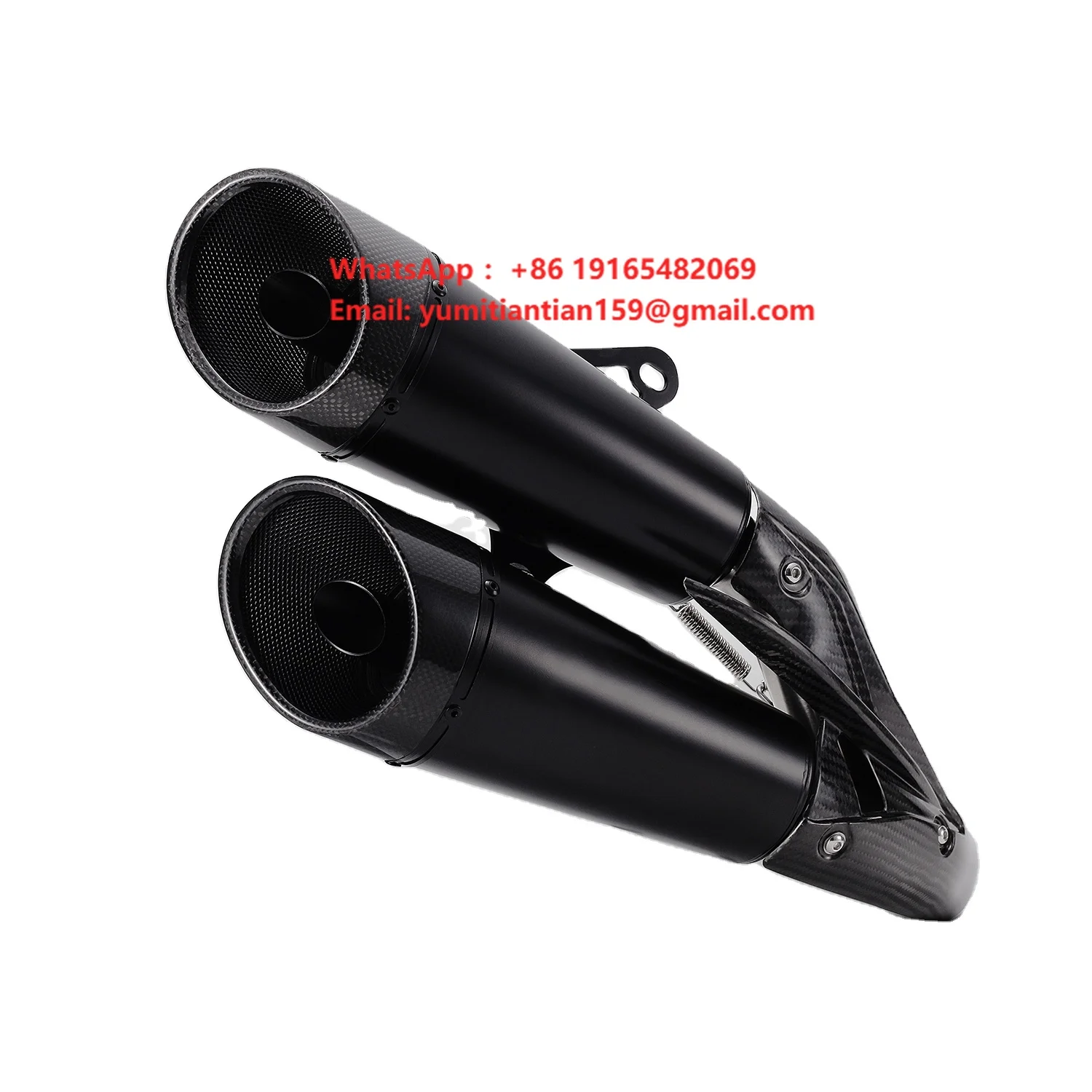 New Nlkhanm Motorcycle Muffler System Retrofit/Upgrade with Zard Double Pipe for Kawasaki ZX4RR ZX4R ZX25R ZX25RR 2020-2025