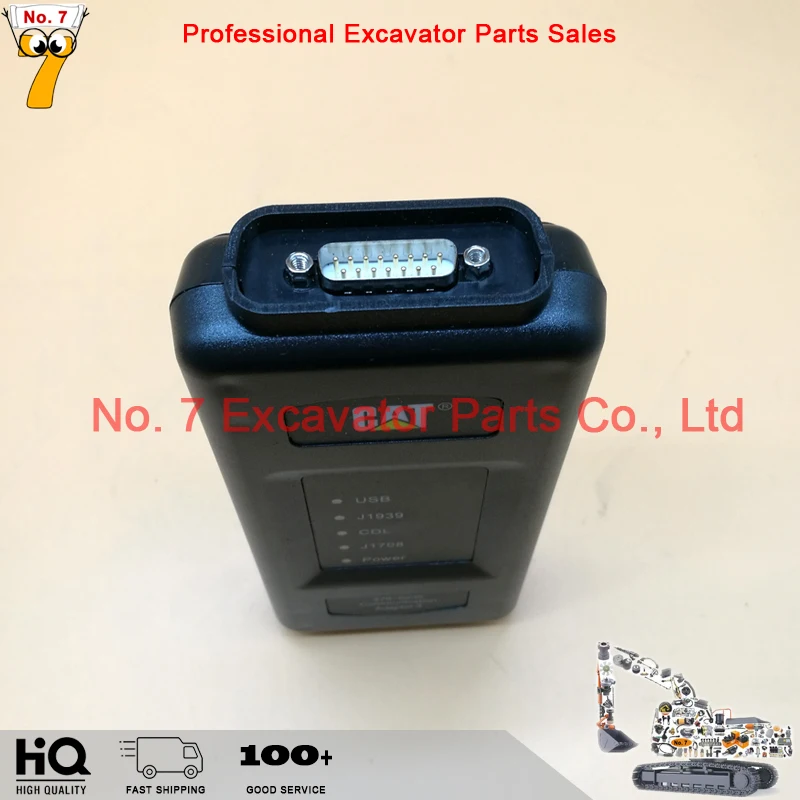 2021 ET4 Adapter 478-0235 538-5051 457-6114  For CAT Truck Excavator Diagnostic Tool With 9+14 Pin Ethernet Cable (without box)