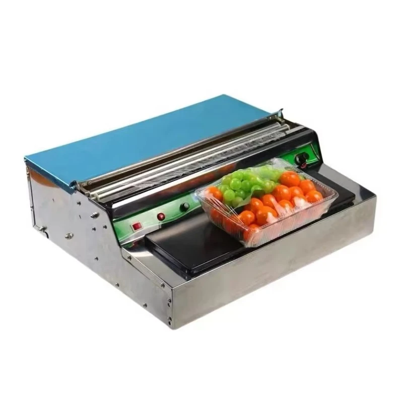 

WP-450 Manual Cling Film Food Packaging Hand Wrapping Machine for Supermarket