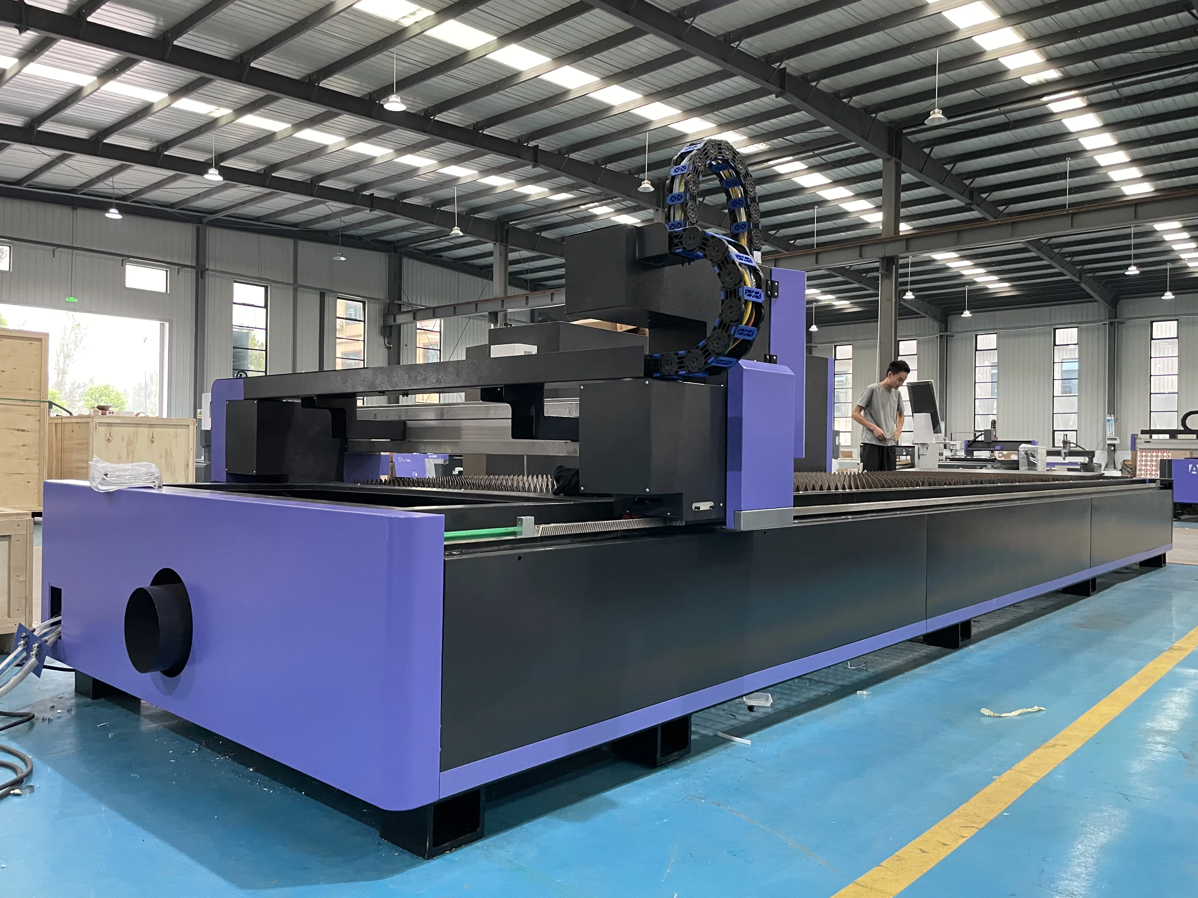 Big Size Steel Plate Fiber Laser Cutting Machine Metal Used Fiber Laser Cutter Decoupe Laser JPT/Raycus/Max/IPG Generator