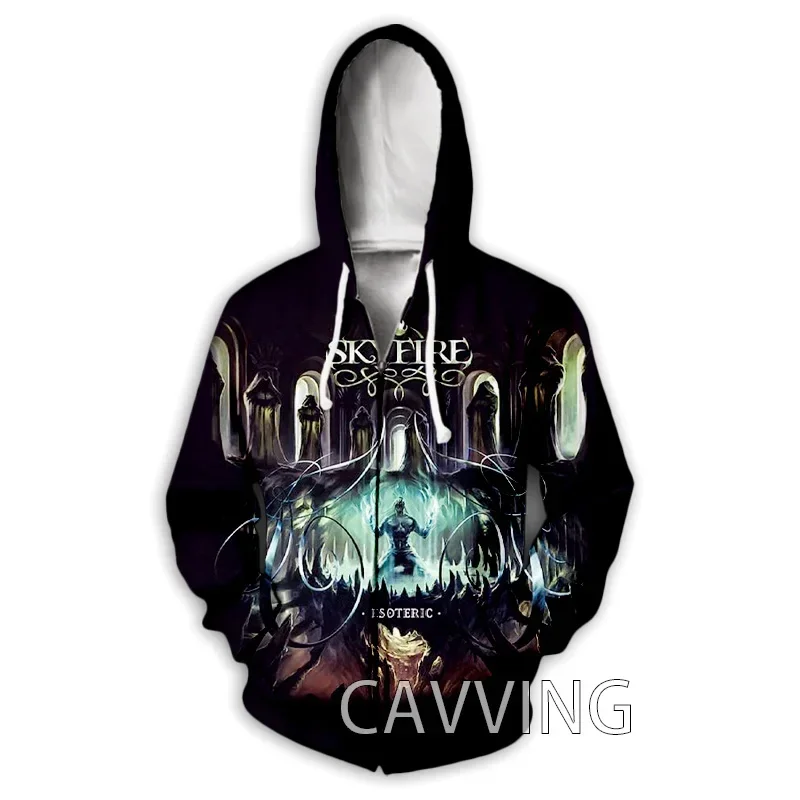 New Fashion 3D Print  Skyfire  Rock  Zipper Hoodies Zip Up Hooded Sweatshirts Harajuku Hoodie Hip Hop Sweatshirts