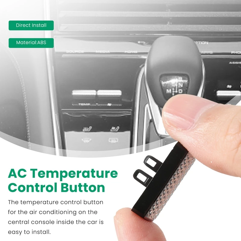 Car Inner Central Console AC Temperature Control Button Replacement for-Porsche Panamera 2017-2021