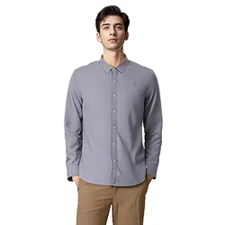 CHCH Men Shirt 100% Cotton Shirt Men Solid Color Long Sleeve High Quality Brand Shirt for Men Casual Men's Shirts