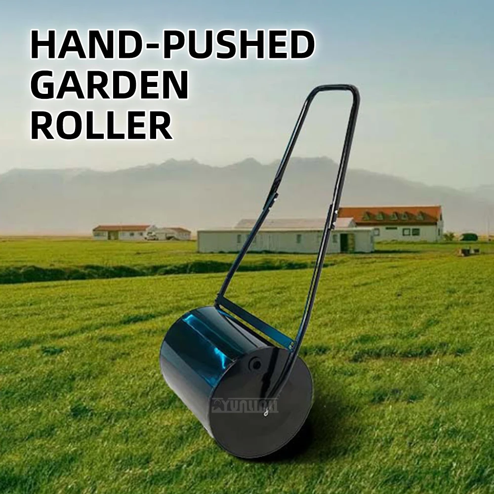 أداة طحن صغيرة سعة ضاغط العشب الأسطوانة اليد دفع طبل جزازة العشب