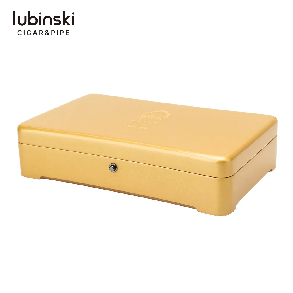 Lubinski Cedar Wood  Humidor Best Quality Humidor with cigar holder combo and gift box package