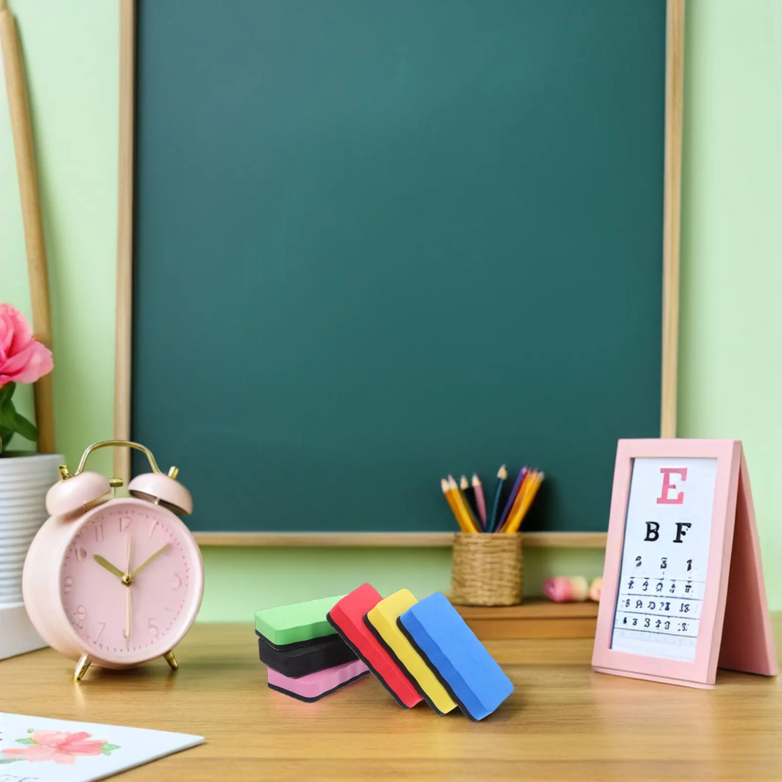 

Набор из 12 магнитных стираемых фетровых ластиков для белых досок, меловых досок и стеклянных поверхностей, оптом для классов и офисов