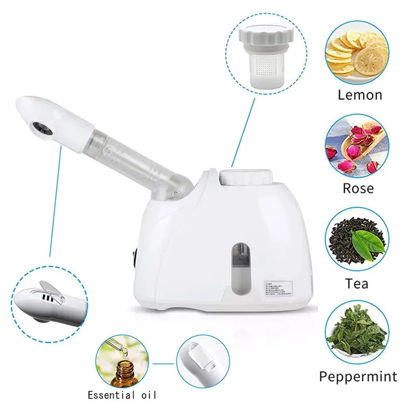 Vaporizador Facial para el hogar, Spa, cuidado de la piel, blanqueamiento, humidificador de niebla cálida para el rostro, pulverizador de limpieza profunda, dispositivo de belleza para el cuidado de la piel