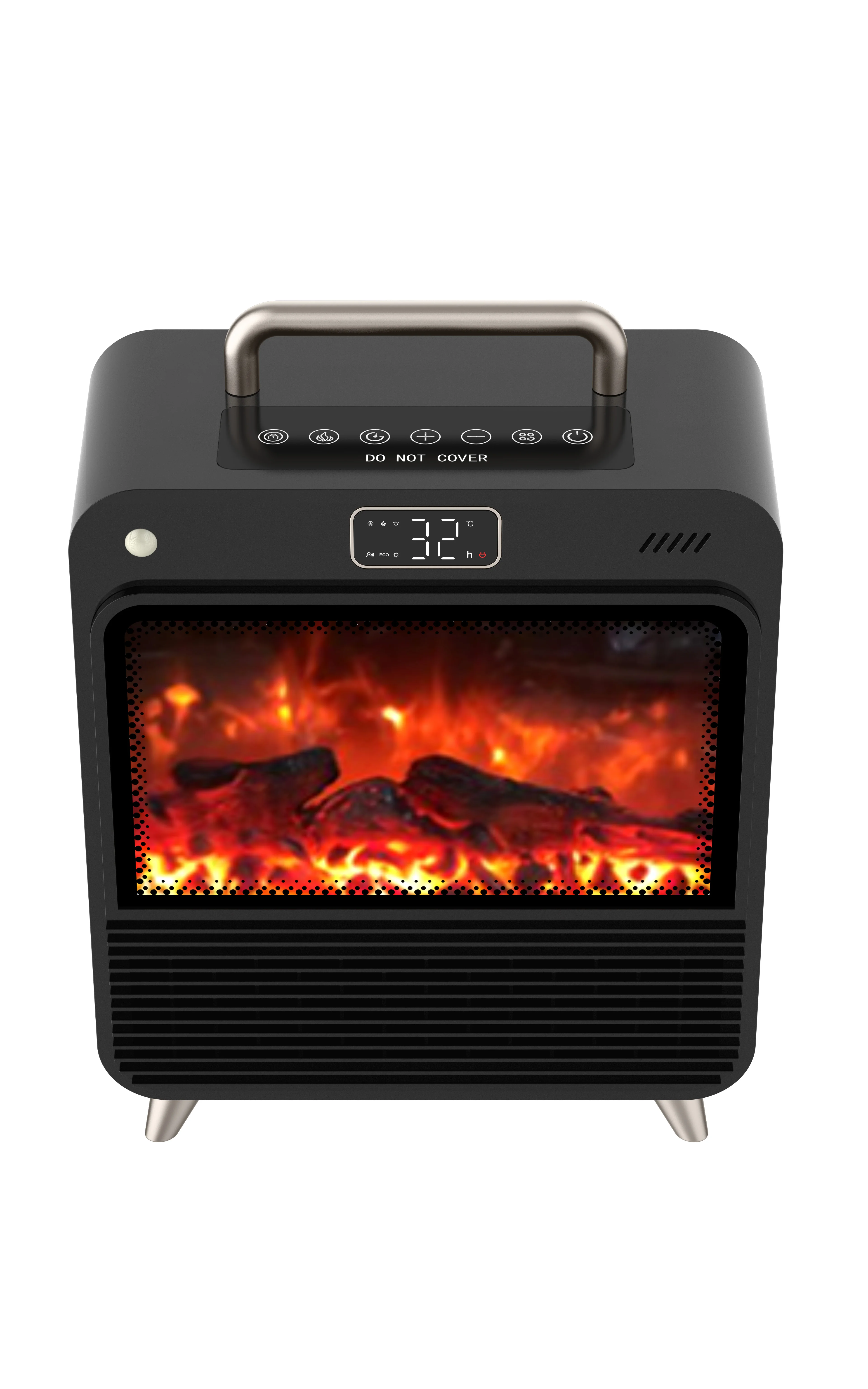 Premium-Grade Electric Tower Heater with Remote Control EU Plug Heating Humidifying Indoor Household Use Portable