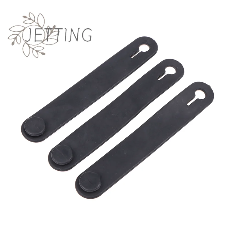 Hot 10Pcs Motorcycle Rubber Frame Securing Cable Wiring Harness Power Cord Tie Clutch Line Brake Cable Ties Elastic Fix Accessor