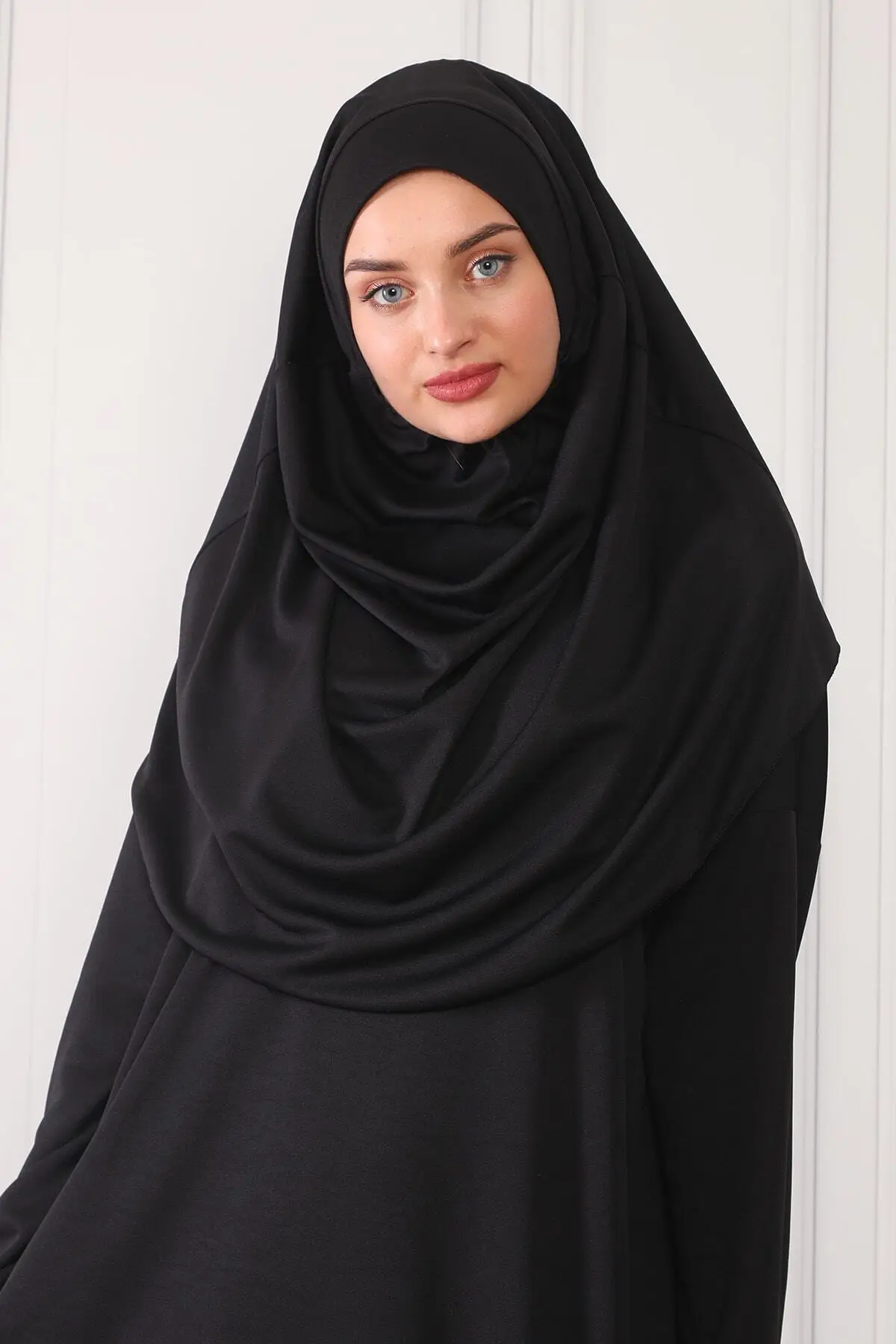 Women Muslim One Piece Black Prayer Dress Islamic Clothing Indoor New Model 2022