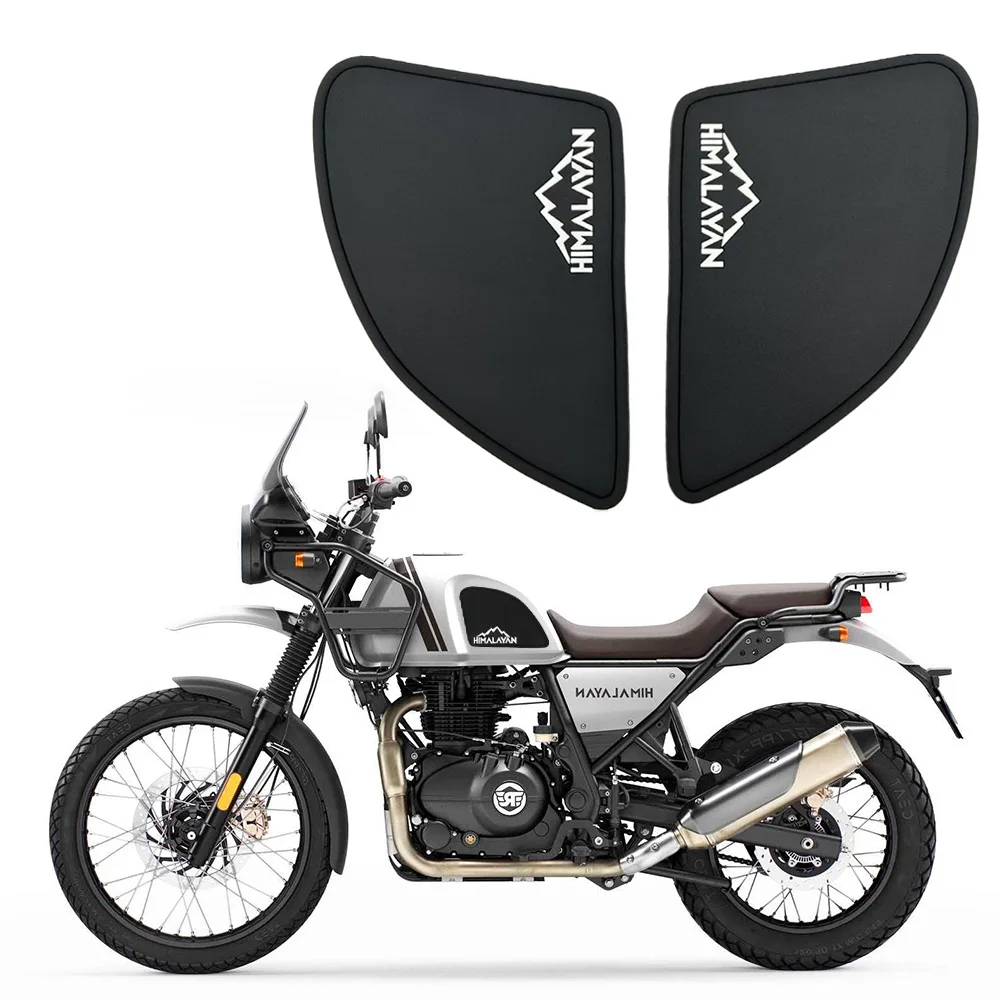 For Royal Enfield Himalayan 400 2021 Motorcycle Himalayan400 Side Fuel Tank Pad Sticker Rubber Sticker