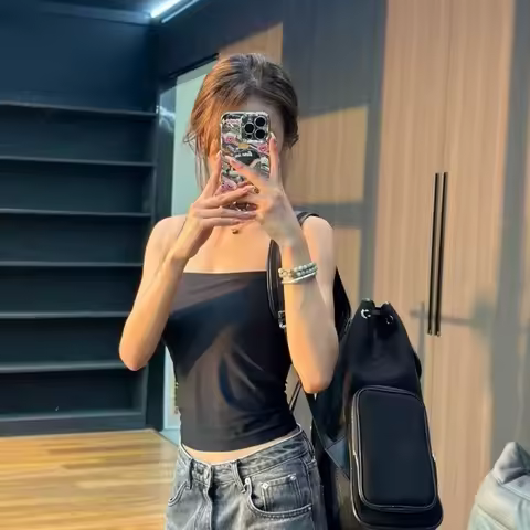 New Canvas Foldable Bag Backpack Laptop Travel Backpack Large Capacity Bag