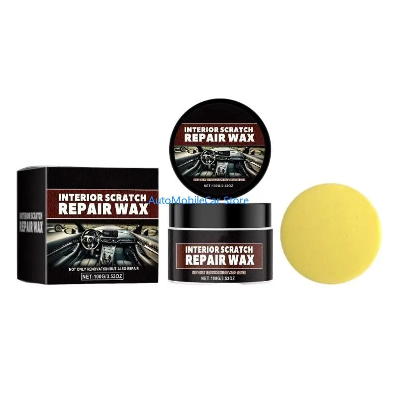 G8TE Car Dashboard Restorer 3.53oz Scratch Repair Paste Car Interior Scratch Remover