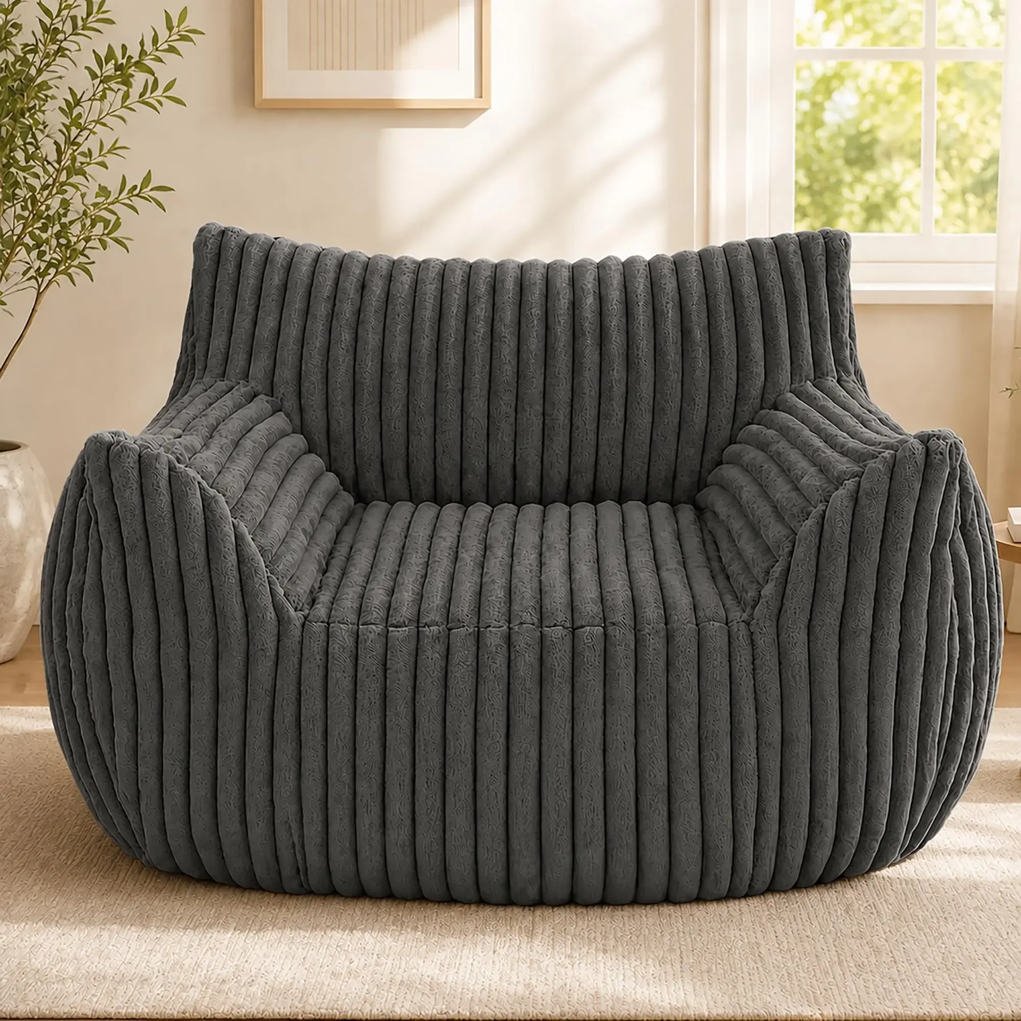 Cozy Creative Modular Bean Bag Sofas Flexible Padded Distinctive Premium Bean Bag Sofas Poltrona Sacco Living Room Furniture
