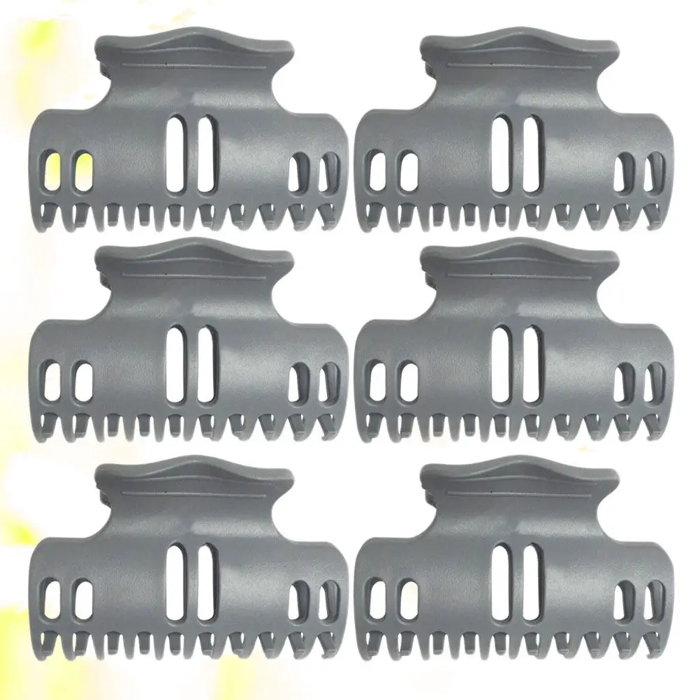 1Set Heat Resisting Hair Claw Clips Durable Plastic Salon Jaw Barrettes Hair Styling Accessories for Women and Girls