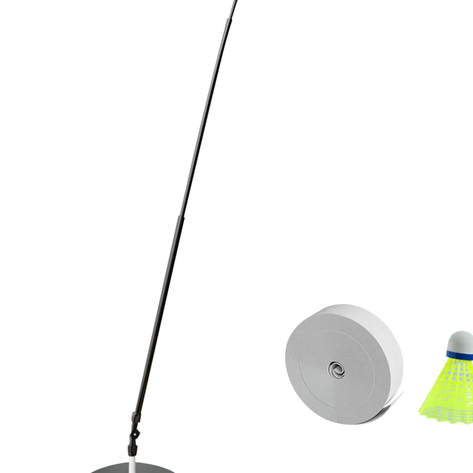 Portable Badminton Training Device Rebounding Practice Machine for Kids Adults Indoor Lawn Self Study