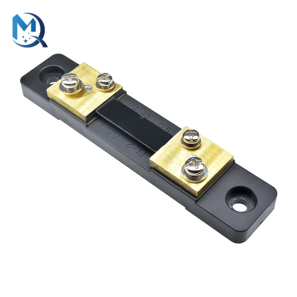 External Shunt FL-2 50A 75mV Current Meter Shunt Resister for Digital Voltmeter Ammeter Wattmeter Meter