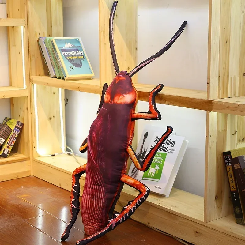 Large size 110cm Simulation cockroach stuffed plush toy model doll insect Hold pillow Prank toy home decoration kids gift