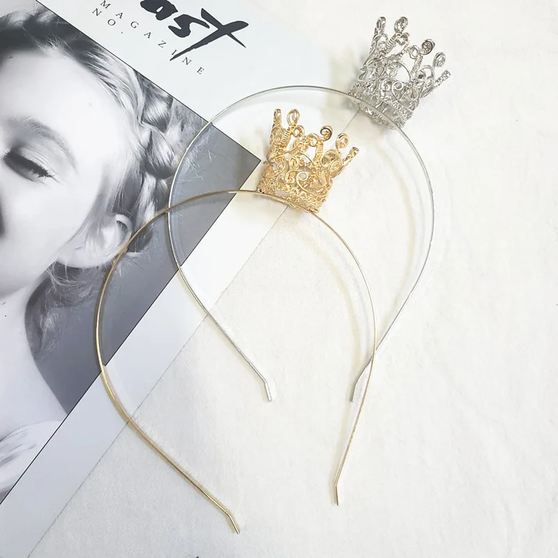 1PC Kids Girls Princess Tiaras Crowns Headband Hair Hoop Bridal Prom Gift Wedding Party Accessories Hair Comb Hair Jewelry