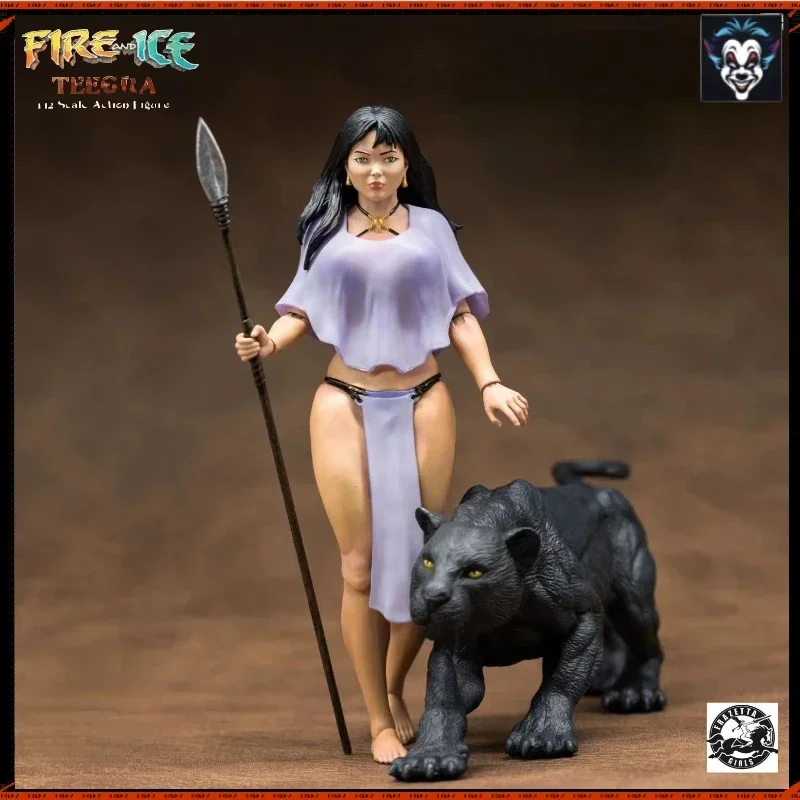 【In Stock】Toy Frazettagirl Frazetta Daughter 1/12 Teague Panther Set,sexy Girl Nackt Action Figure Ornaments Toys Holiday Gifts