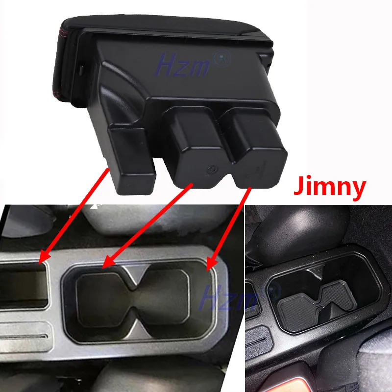 Car Storage Box Central Armrest Box For Suzuki Jimny JB64W JB74W Car Armrest 2019 2020 2021 2022 2023 Interior Accessories