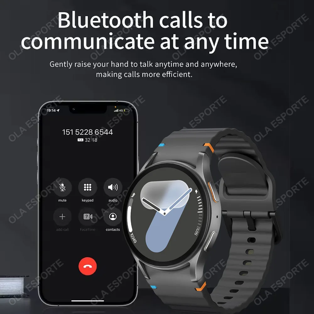 2025 New for Samsung Original Premium GPS smartwatch amoled Display bluetooth Call 3ATM Waterproof sports Smart watch Women men
