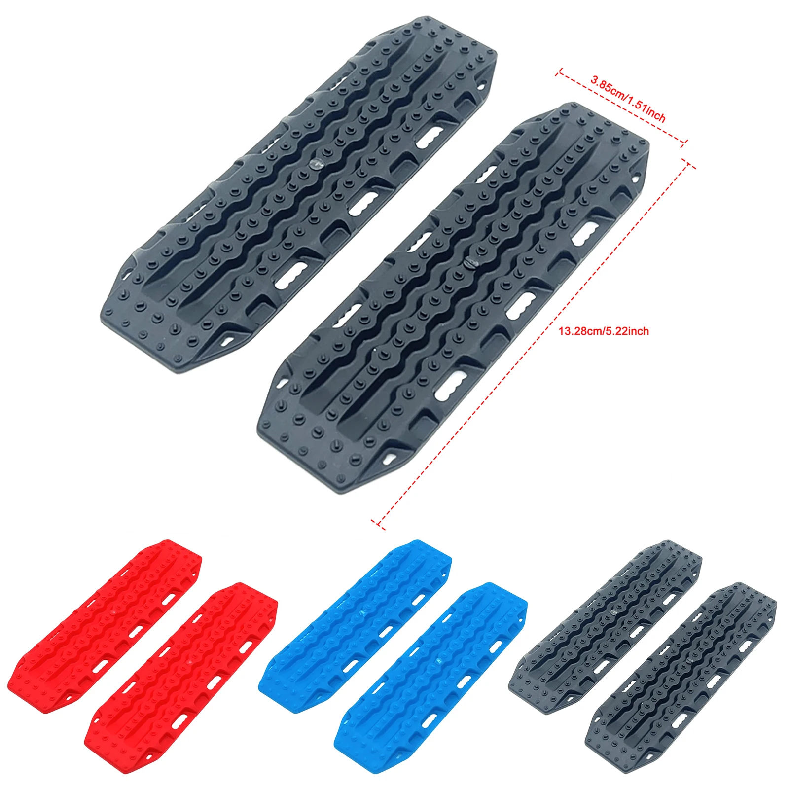 RC 2PCS 130*39mm Plastic Sand Ladder Recovery Board For 1:10 Rc Crawler Traxxas Trx-4 Trx-6 Axial Scx10 Redcat Gen8 Rgt Yikong