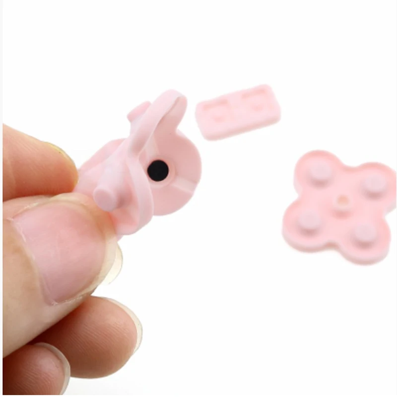 YuXi-Silicone Condutora Adhesive Botões para NDSL, controlador de substituição, Rubber Pad, Key Pads, Mat, condutora, 1Set