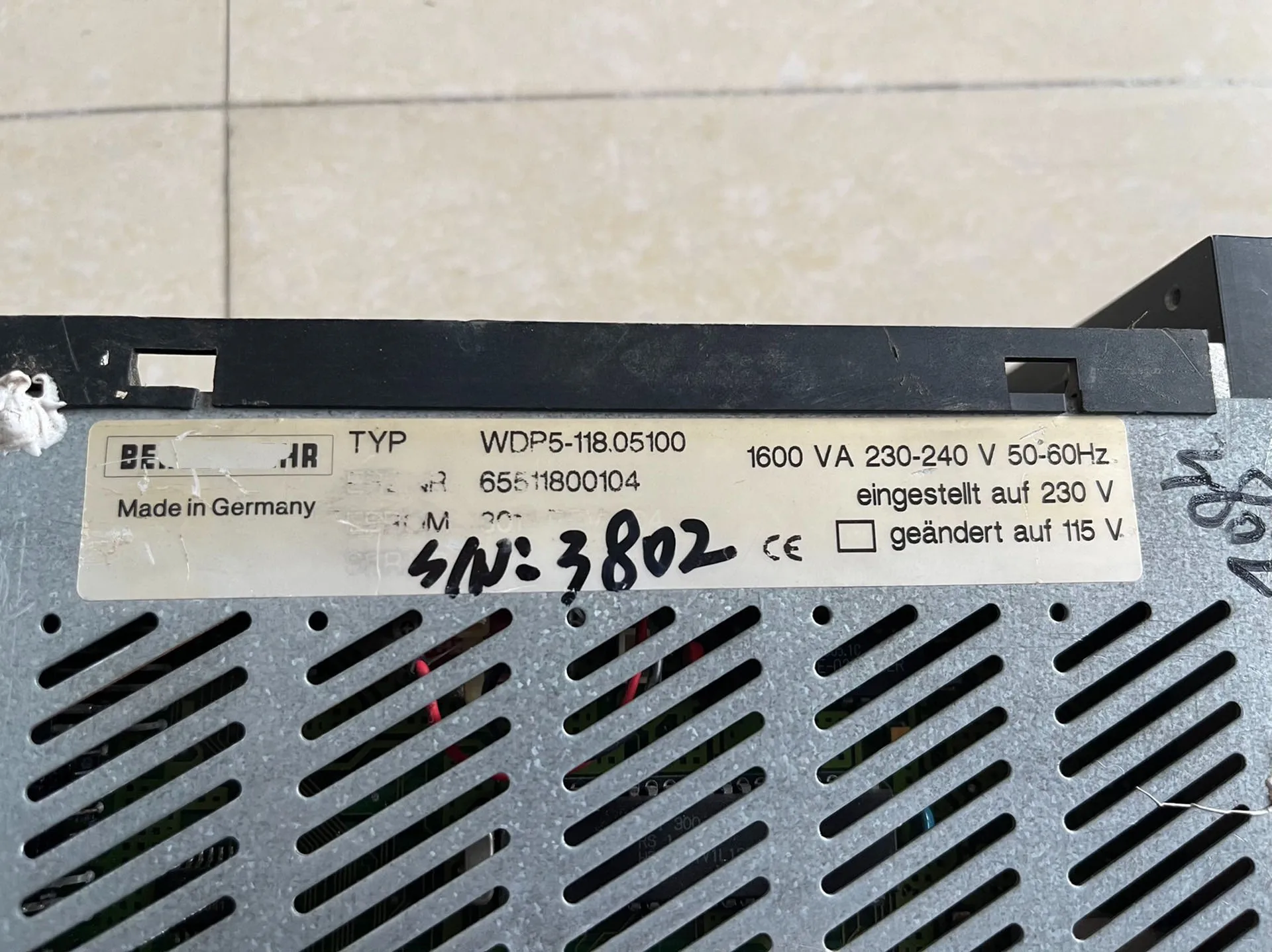 WDP5-118.05100 Driver per BERGER LAHR WDP5-118