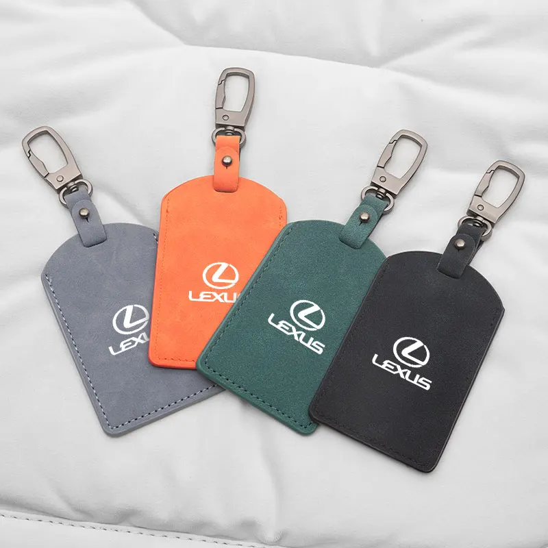 

Car Sticker Suede Car Key Card Cover Keychain Car Key Accessories For Lexus IS250 IS200 NX300h Ct200h RX450 NX ES300h ES350 UX25