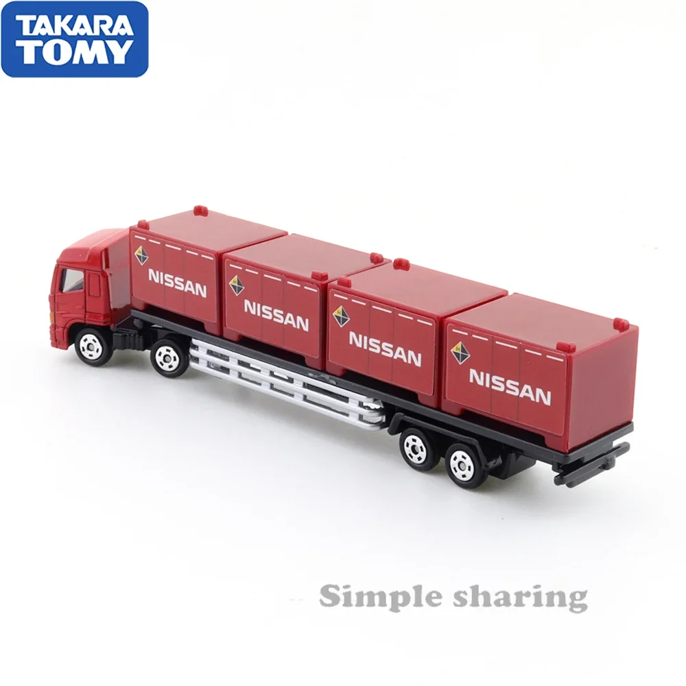 Takara Tomie Tomica No.144 Lange Type Tomica Hino Profia Trailer Nissan Container Auto Hot Pop Kids Speelgoed Motorvoertuig Diecast