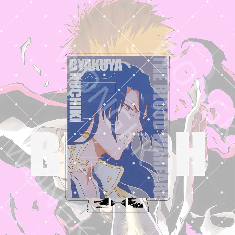 Anime BLEACH 15CM Acrylic Stand keychain Anime Stand Ichigo Kurosaki Rukia Kuchiki Anime Figure Desk Decor Party Gift Room view 4