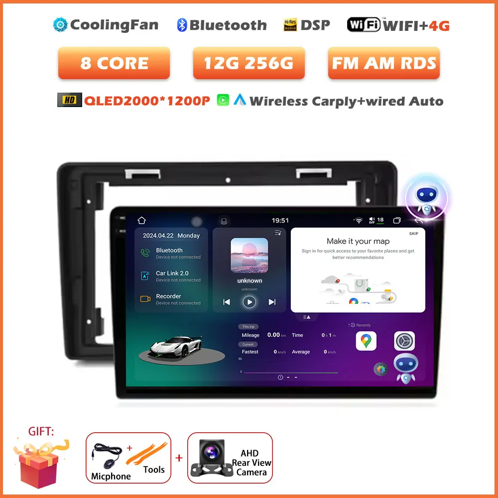 Android 16 Auto Voor Citroen C2 C3 2001-2010 Auto Radio Multimedia Speler Video GPS Navigatie Carplay Touchscreen Stereo gereedschap