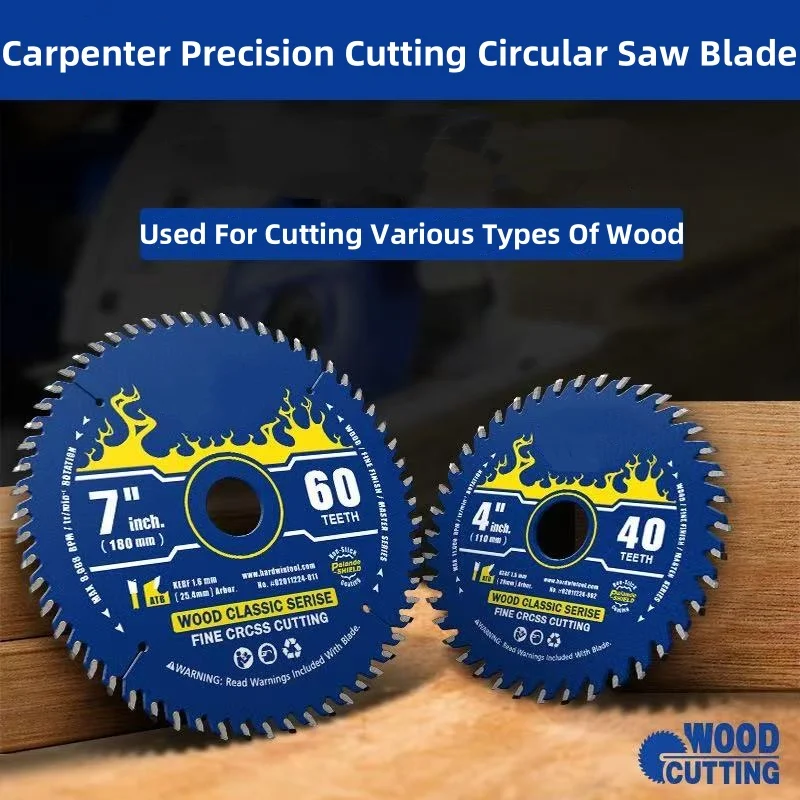 1pcs woodworking saw blade 4/6/7inch 30T/40T/60Tmultifunctional circular cutting disc for cutting wood cutting tools
