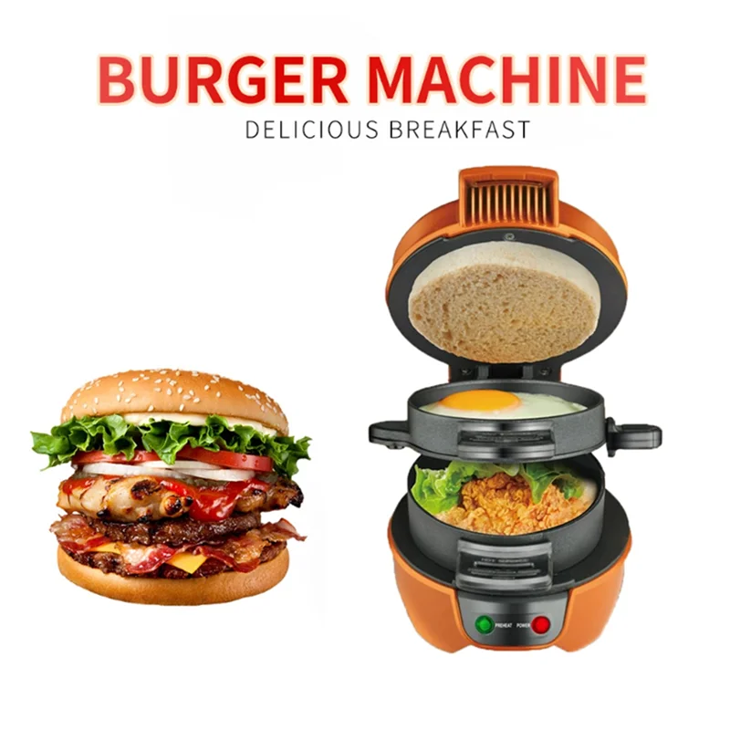 

LICE-Hamburger Press Patty Maker Hamburger Press Multifunction Burger Maker For Egg Stuffed Burgers Beef Burger EU Plug