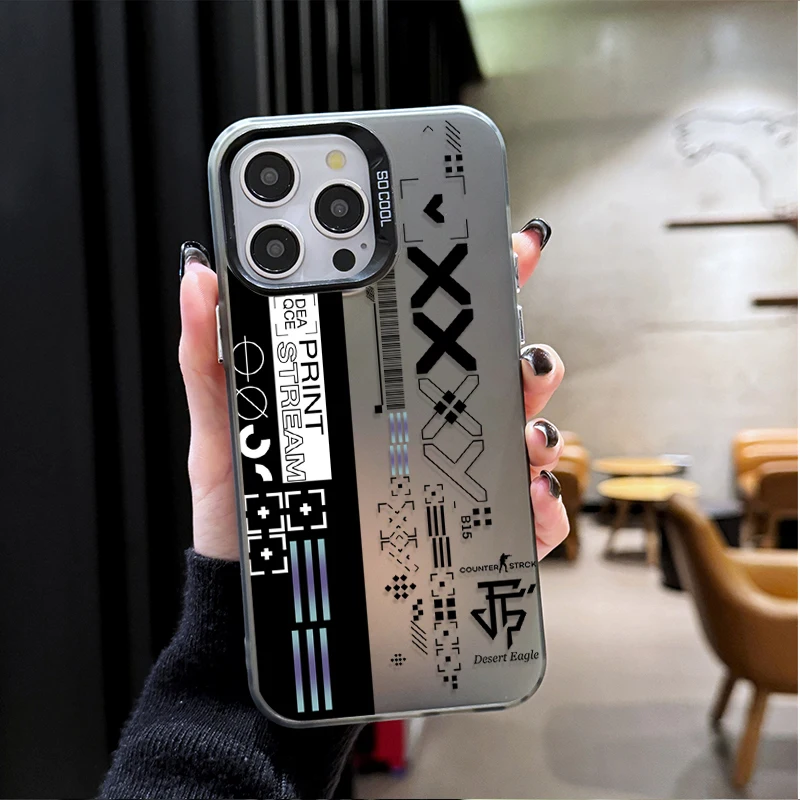 حار الأزياء لعبة CS الذهاب واضح جراب هاتف آيفون 17 16 15 14 13 12 11 برو ماكس زائد 17 الهواء 16E X XR XS ماكس للصدمات غطاء