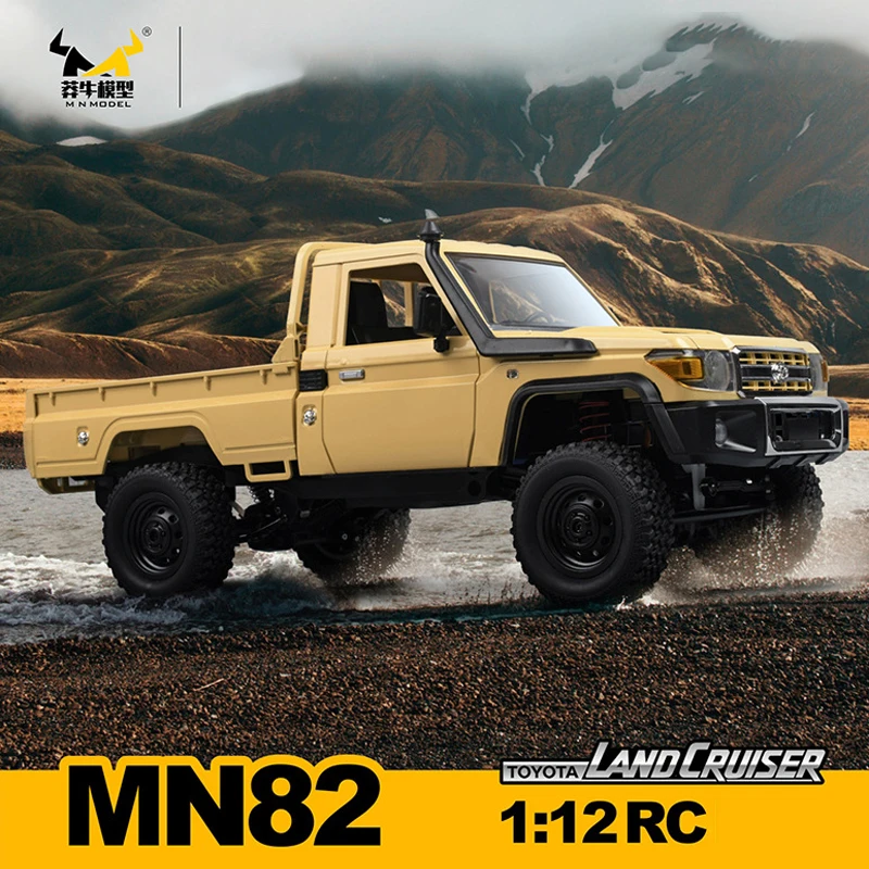 MN82 2.4G RC 1:12 RC Off-Road Car Model RTR Version 4WD 280 Motor Remote Control Pickup Truck Model Car for Boys Adult Gifts Toy