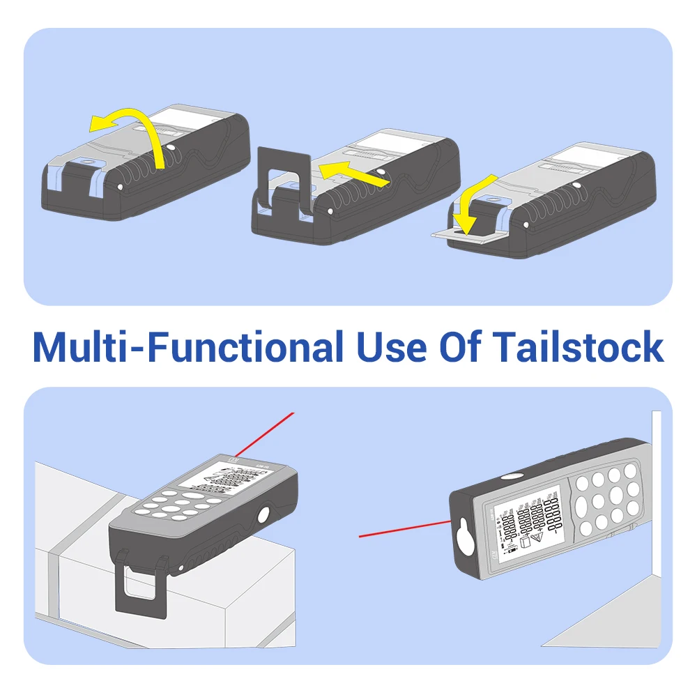 CEM Laser Distance Measure with Bluetooth 229ft,Infrared Laser Measuring Tool IP54,Measure Pythagorean&Angle&Area&Volume