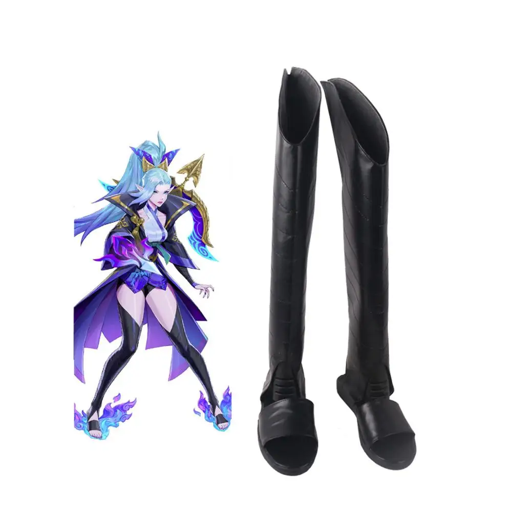 

LOL Vayne Косплей Сапоги Night Hunter Spirit Blossom Кожаные на заказ