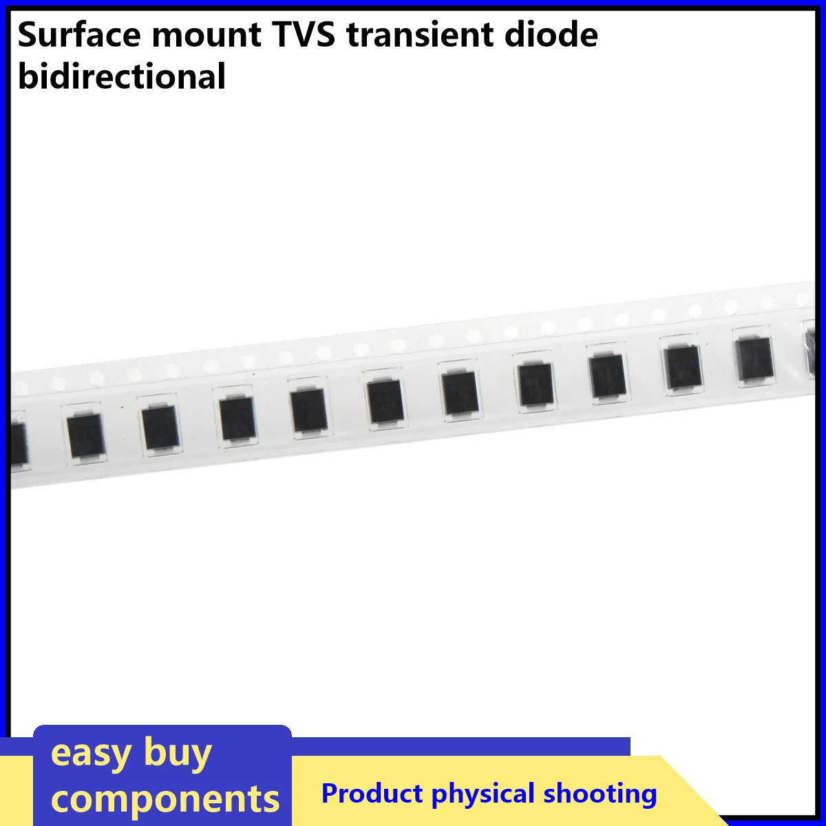 

20PCS TVS Diode SMBJ6.8CA SMBJ18CA 5.0CA 8.5CA 10CA 16CA 15CA 20CA 22CA 24CA 26CA 30CA 36CA 43CA 68CA 70CA 75CA 100CA 440CA