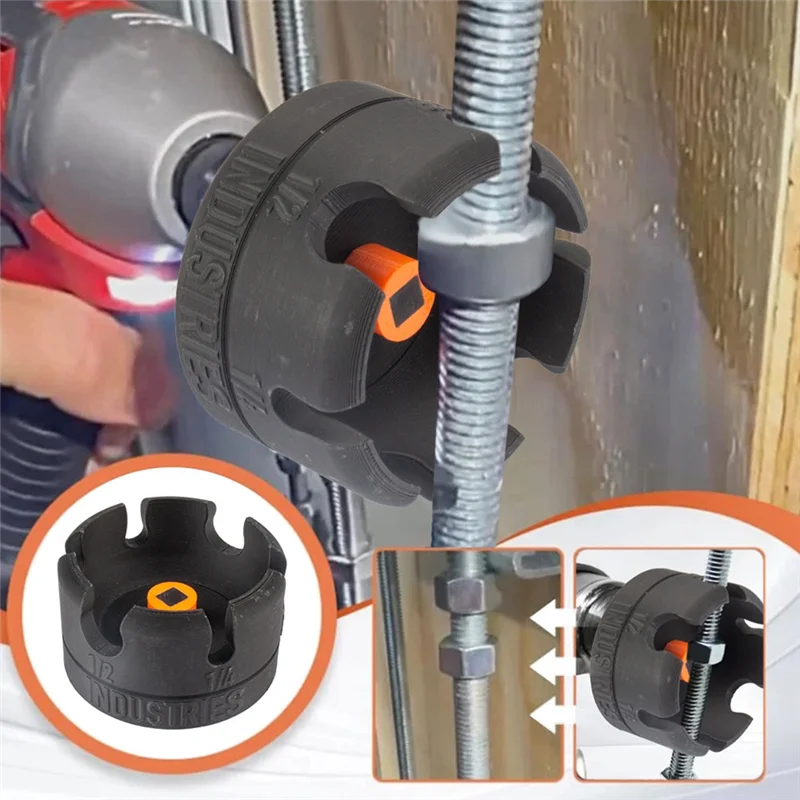 

A03F-Nut Zipper Drill Attachment For Fast Nut And Bolt Remover, Extractor Tool Attachment Extractor Tool Wrench