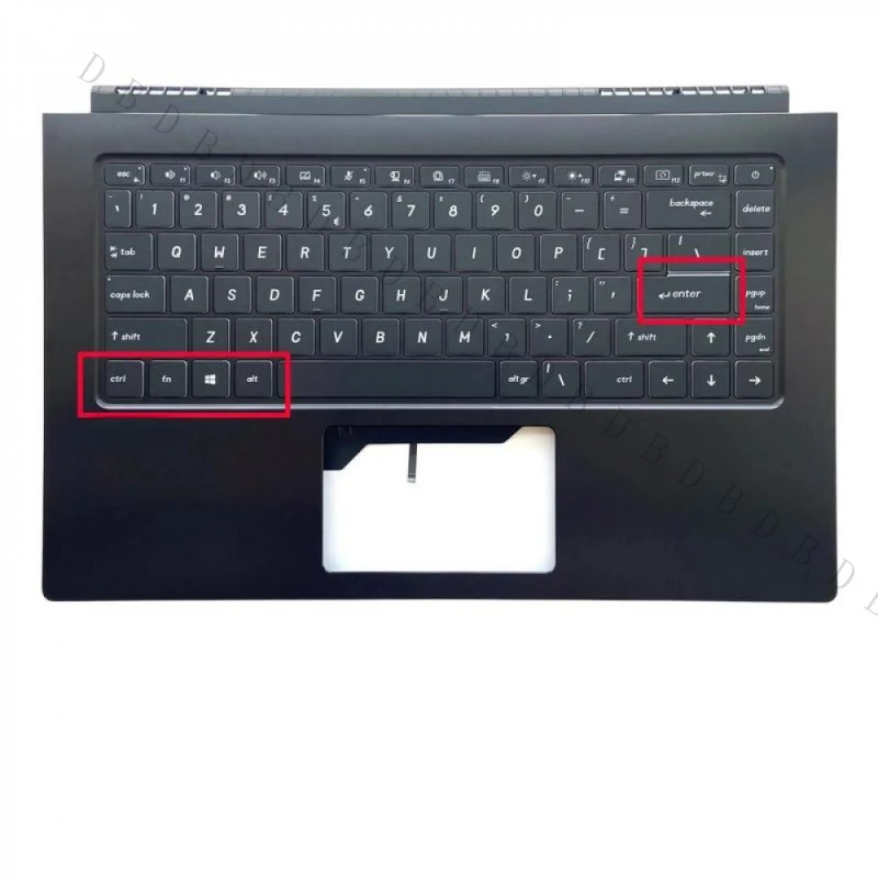 AA+_New Palmrest C Shell Upper Case With Backlit Keyboard For MSI Modern 15 MS-1551 15.6