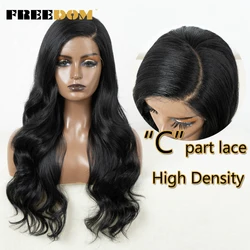 EDOM-Perruque Lace Front Synthétique pour Femme, 26 Pouces, Blonde, Noire, Ombrée, Grise, Colorée, Rose, Rouge, Cosplay, ix
